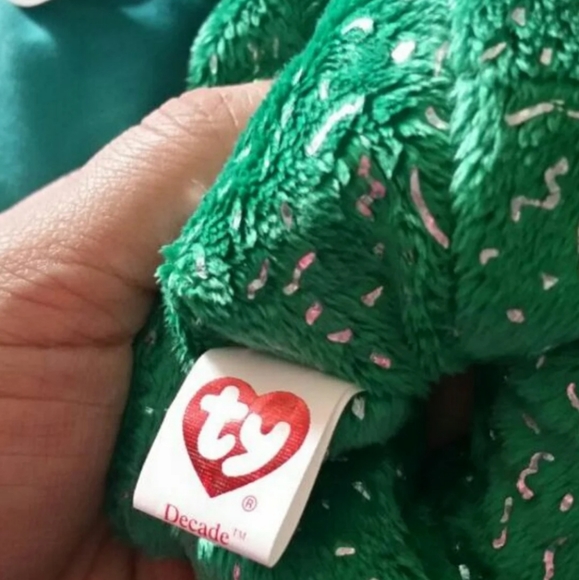 Decade Bear Beanie Baby - Picture 2 of 3